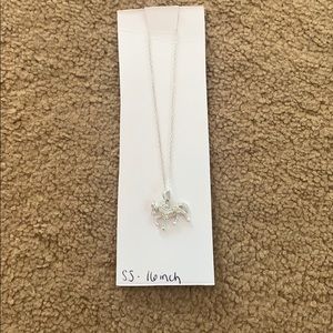 Sterling Silver horse charm necklace